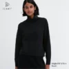 3D Knit langærmede sweaters for women in Souffle Yarn