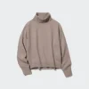 3D Knit langærmede sweaters for women in Souffle Yarn