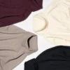 3D Knit langærmede sweaters for women in Souffle Yarn
