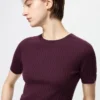 3D Knit merino-sweater til kvinder | Halv ærme