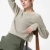 3D Knit mesh-sweater til kvinder