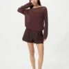 3D Knit mesh-sweater til kvinder