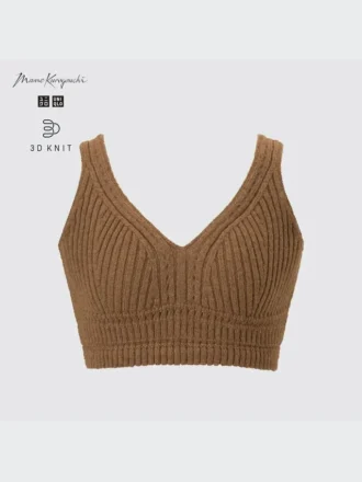 3D Knit ribbet bh til kvinder