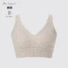 3D Knit ribbet bh til kvinder