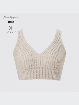 3D Knit ribbet bh til kvinder