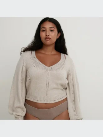 3D Knit ribbet bh til kvinder