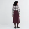 3D Knit-strikket nederdele i Souffle Yarn til kvinder