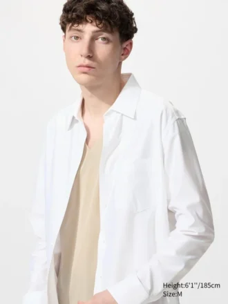 AIRism Anti-Odor Mesh T-shirt til mænd | V-hals