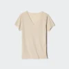 AIRism Anti-Odor Mesh T-shirt til mænd | V-hals