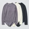 AIRism-bodyer til kvinder | Langærmede T-shirts