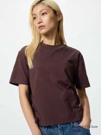 AIRism bomuldst-T-shirt til kvinder
