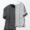 AIRism bomuldst-t-shirt til kvinder | Stribet