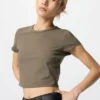 AIRism Soft Cropped T-shirt til kvinder