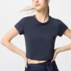 AIRism Soft Cropped T-shirt til kvinder