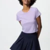 AIRism Soft Cropped T-shirt til kvinder
