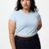 AIRism Soft Cropped T-shirt til kvinder