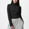 AIRism Soft Half-Zip T-shirt til kvinder