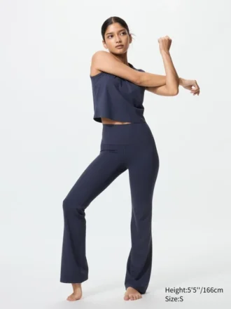 AIRism Soft Ribbed Flare Leggings til kvinder
