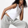 AIRism Soft Ribbed T-shirt til kvinder | Ærmeløs