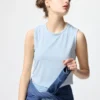 AIRism Soft Ribbed T-shirt til kvinder | Ærmeløs