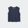 AIRism Soft Ribbed T-shirt til kvinder | Ærmeløs