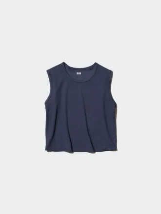 AIRism Soft Ribbed T-shirt til kvinder | Ærmeløs
