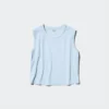 AIRism Soft Ribbed T-shirt til kvinder | Ærmeløs