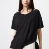 AIRism T-shirt med løs pasform og V-hals til kvinder | 2-vejs