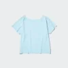 AIRism T-shirt med løs pasform og V-hals til kvinder | 2-vejs