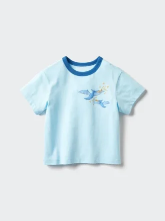 Baby Baby AIRism bomulds-T-shirt | Dinosaur