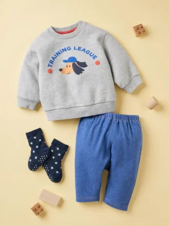 Baby Baby AIRism Cropped Leggings | Denim-lignende