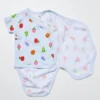 Baby Baby billedbogskollektionen Bodyer med korte ærmer | Åben foran | Larve