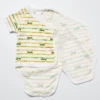 Baby Baby billedbogskollektionen Bodyer med korte ærmer | Åben foran | Larve