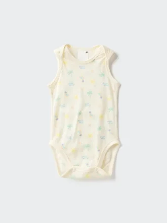 Baby Baby bomuldsmesh ærmeløs Bodyer | Print
