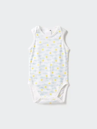 Baby Baby bomuldsmesh ærmeløs Bodyer | Print