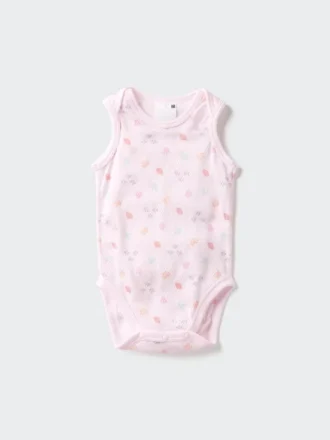 Baby Baby bomuldsmesh ærmeløs Bodyer | Print