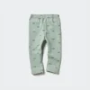 Baby Baby Fleece-leggings med print