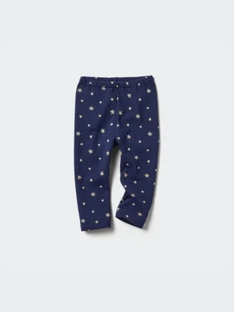 Baby Baby Fleece-leggings med print