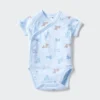 Baby Baby kortærmet Body | Åben foran | Trykt