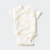 Baby Baby kortærmet Body | Åben foran | Trykt