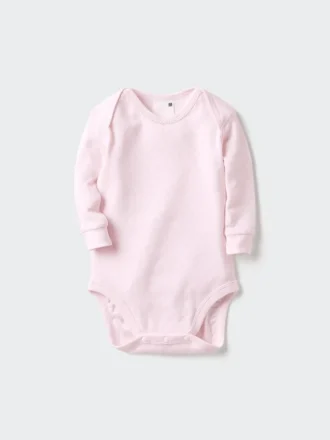 Baby Baby langærmede body | Pointelle
