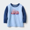 Baby Baby Langærmede T-shirts med rund hals | Bil