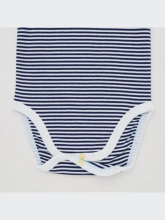 Baby-bodyer med korte ærmer (stribet)