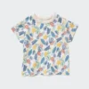 Baby Dry T-shirt med rund hals og korte ærmer