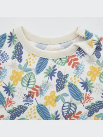 Baby Dry T-shirt med rund hals og korte ærmer