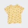Baby Dry T-shirt med rund hals og korte ærmer i shorts-stil
