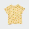 Baby Dry T-shirt med rund hals og korte ærmer i shorts-stil