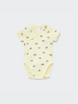 Baby Joy of Print kortærmet Bodyer (traktor)