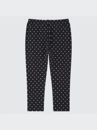 Baby-leggings i fuld længde (prikker)
