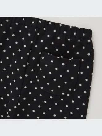 Baby-leggings i fuld længde (prikker)